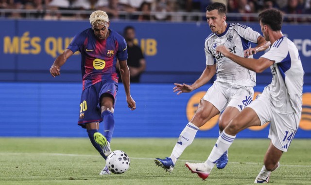 巴萨惊险平局，拉明·亚马尔闪耀西甲赛场！