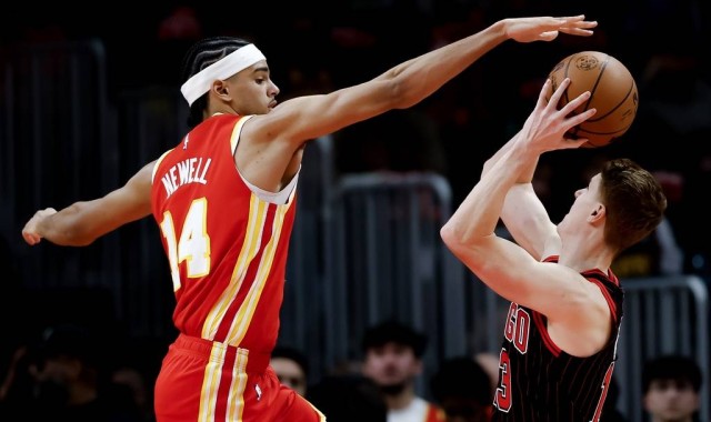 吉迪19+11+15约翰逊24+10 老鹰不敌公牛4连败