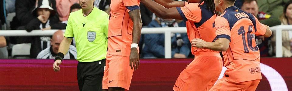 拉什福德助巴萨击败纽卡斯尔 荣膺官方MVP 曼联球迷黯然神伤