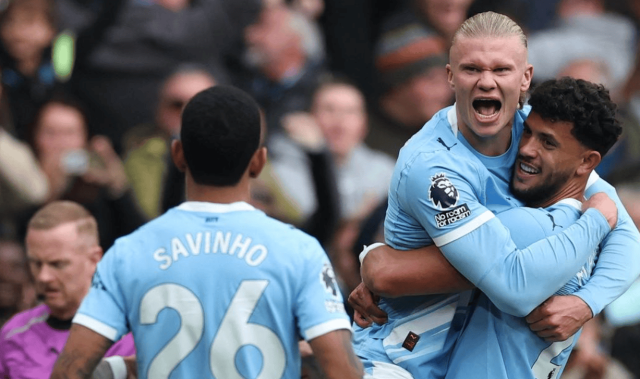 瓜迪奥拉率队狂飙：曼城豪取3连胜，哈兰德炸裂表演：8轮11球